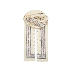 Beck Söndergaard Scarf - Floaisley Corga  - beige/blue (80)