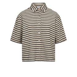 Nümph Hemd - Numosha    - beige/schwarz (0547)