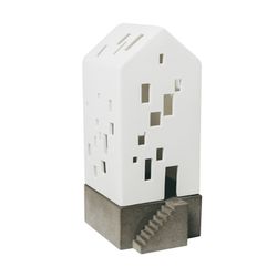 Räder Maison lumineuse Appartement (9,5x8x19cm) - gris/blanc (0)