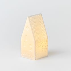 Räder Maison lumineuse à LED (5x5x11cm) - blanc (0)