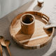 Räder Wooden tray (D.40.5cm, H.5cm) - brown (0)