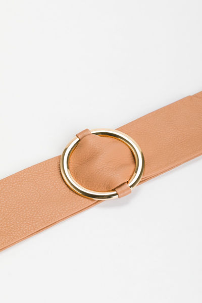 Vanzetti Real leather waist belt - brown (0630)
