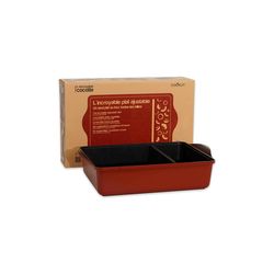 Cookut Auflaufform mit verstellbarem Trenner - rot (passion)
