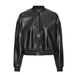 ICHI Blazer aus Kunstleder   - schwarz (194008)