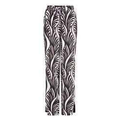 Esqualo Trousers Summer vibes - brown/black/white (PRINT)