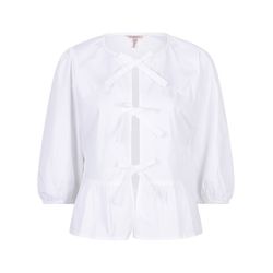 Esqualo Blouse with bows - white (Off White)