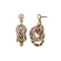 Konplott Ohrstecker -  Kaleidotropical - pink/gold (0040)