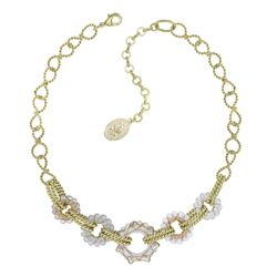 Konplott Kette - Kaleidotropical - weiß/gold (0040)