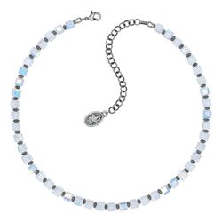 Konplott Necklace - Cubes - blue/white (0040)