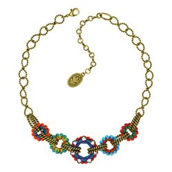 Konplott Kette - Kaleidotropical - blau/rot (0040)