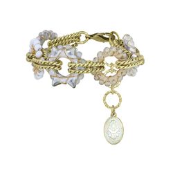 Konplott Armband - Kaleidotropical - weiß/gold (0040)