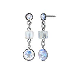 Konplott Earrings - Cubes - blue (0040)
