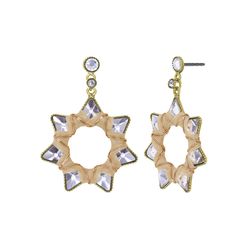 Konplott Earrings - Kaleidotropical - beige/blue (0040)
