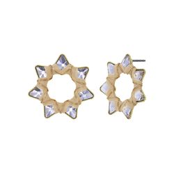 Konplott Stud earrings - Kaleidotropical - beige (0040)