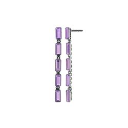 Konplott Earrings - Industrial Snake - violet (0040)