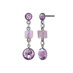 Konplott Ohrstecker - Daily Desire - lila/pink/silver/violet (0040)