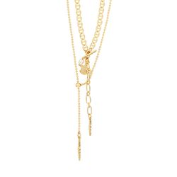 Pilgrim Halskette 2-in-1 - Breeze - gold (GOLD)