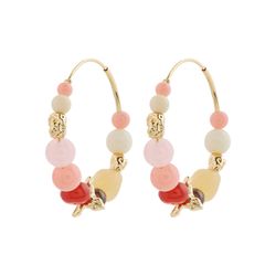 Pilgrim Ohrringe - Dream   - pink/gold (GOLD)