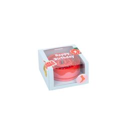 Eat My Socks Socks - happy birthday - pink/red (00)