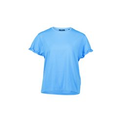 Zero Shirt mit Rüschen - blau (8026)