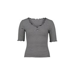 Zero Streifenshirt - schwarz/weiß (8812)