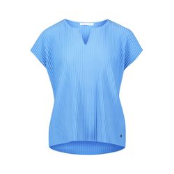 Betty & Co Short sleeve top - blue (8096)