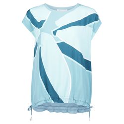 Betty & Co T-Shirt patchwork - bleu/vert (8804)