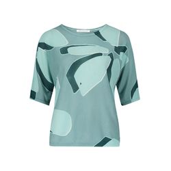 Betty & Co Pull en maille fine - bleu/vert (8804)