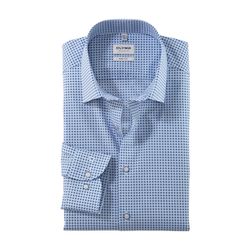 Olymp Body Fit: Businesshemd - blau (15)