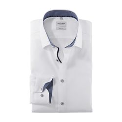 Olymp Body Fit: Businesshemd - weiß (00)