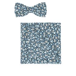 Olymp Ensemble nœud papillon/pochette - bleu (18)