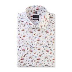 Olymp Modern fit : chemise - blanc (00)