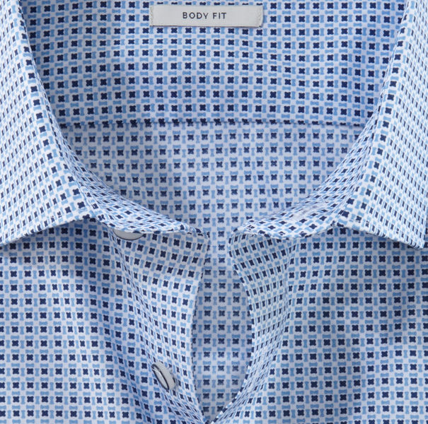 Olymp Body Fit: Businesshemd - blau (15)