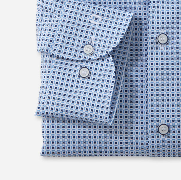 Olymp Body Fit: Businesshemd - blau (15)