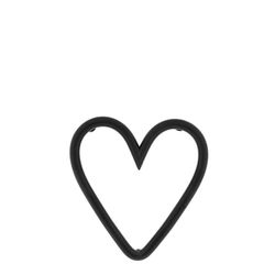 Bastion Collections Coaster - Heart - black (black )