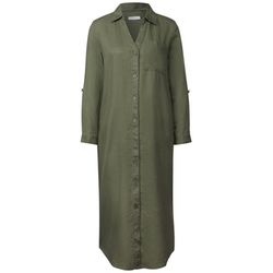 Street One Studio Linen midi dress - green (16389)