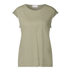 Street One Studio Shirt with crochet details - green (16674)