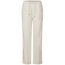 Street One Studio Straight leg linen trousers - beige (16269)