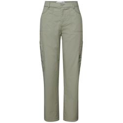 Street One Studio Straight Leg Papertouch Trousers - green (16386)