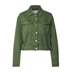 Street One Studio Cropped Jeansjacke - grün (16962)