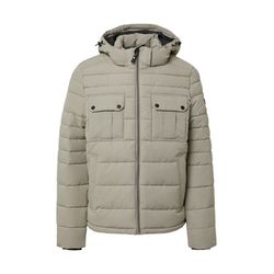 s.Oliver Red Label Sportive Puffer-Jacke mit abnehmbarer Kapuze - beige (8435)