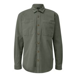 Q/S designed by Overshirt aus Cord mit aufgestetzten Taschen - grün (7929)