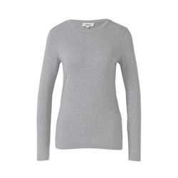 s.Oliver Red Label Basic Longsleeve im Slim Fit  - grau (97W2)