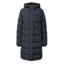 Q/S designed by Wärmend wattierter Steppmantel   - blau (5832)