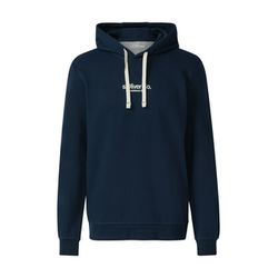 s.Oliver Red Label Kapuzenpullover aus Baumwollmix mit Label-Print - blau (59D1)