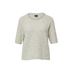s.Oliver Black Label Soft short-sleeved sweater made of wool mix - beige (9305)
