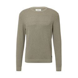 s.Oliver Red Label Strickpullover mit Mustermix und Rundhals - beige (80W0)