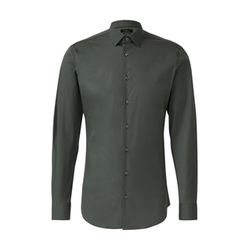 s.Oliver Black Label Tailored Fit: Baumwollstretch-Hemd mit Kentkragen - blau (6262)