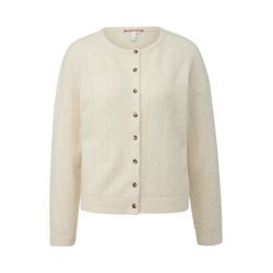 Q/S designed by Soft cardigan with dropped shoulders - white (02W0)