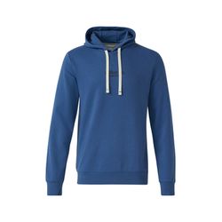 s.Oliver Red Label Kapuzenpullover aus Baumwollmix mit Label-Print - blau (55D1)